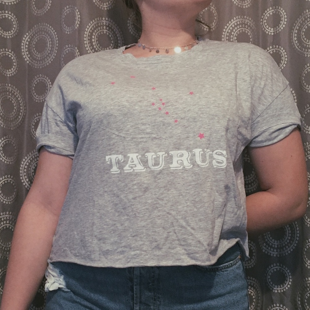Taurus American Eagle cropped T-shirt